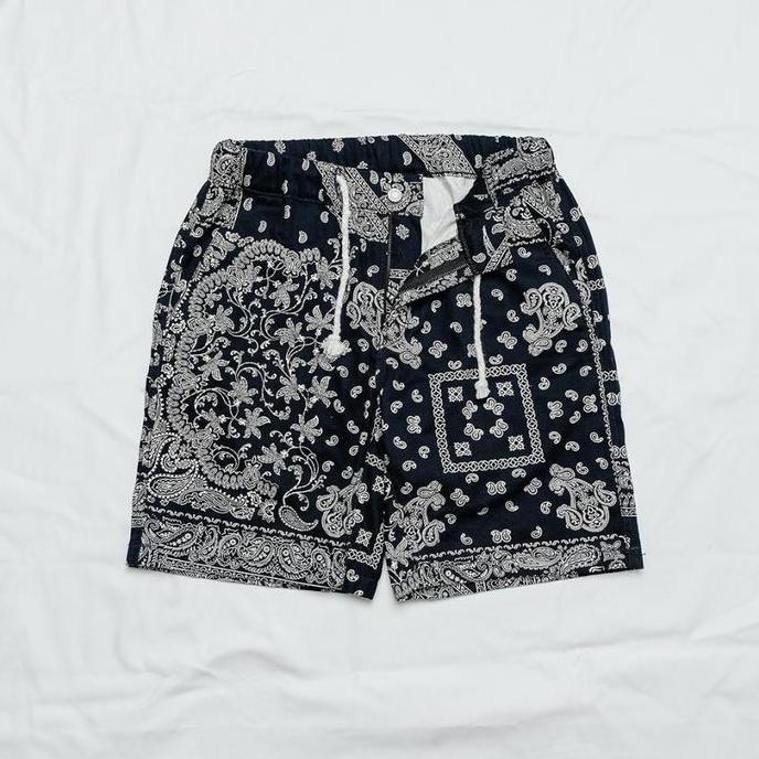 Bespoke Project - Short Pants Paisley Black