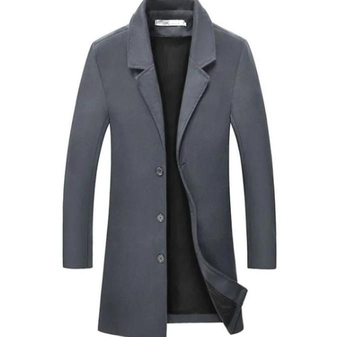 jas blazer pria casual panjang korea style longcoat