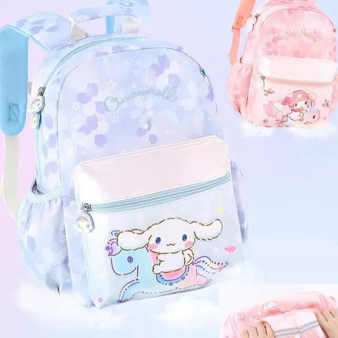 Tas Sekolah Import Sanrio / Ransel Sekolah Melody / Tas Sekolah Cinnamoroll / Tas Anak Premium
