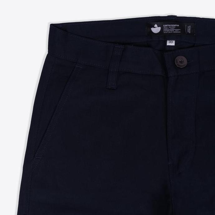 Earthy Genova Chino Pants Navy