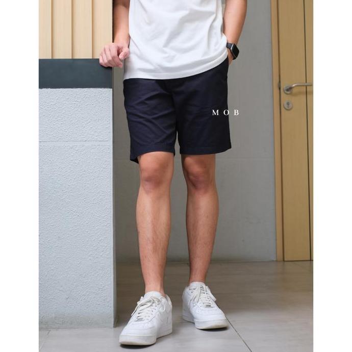 Celana Pendek Chino ARKET Midnht Navy Orinal