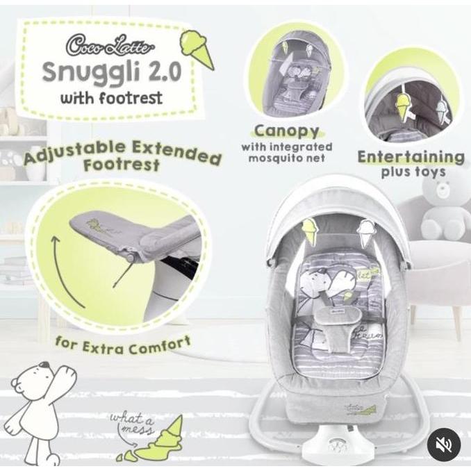 Cocolatte Snuggli Swing / Ayunan Bayi Rocker Bouncer