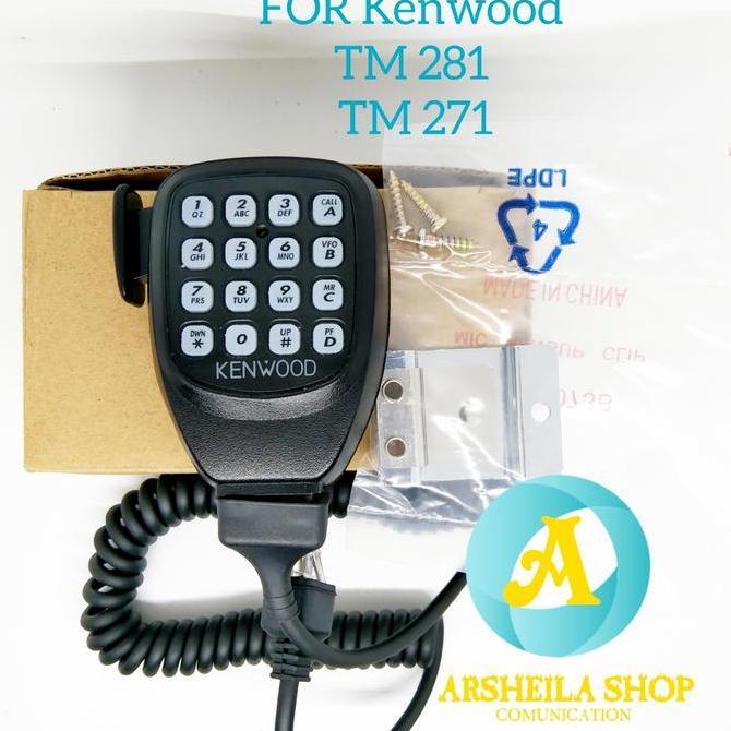 extra mic /hand mic kenwood kmc 32 untuk kenwood tm 281