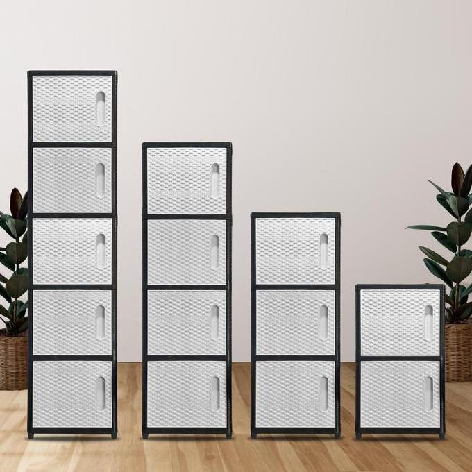 Lemari Plastik Mini Locker Rak Helm Tempat Tas Baju Furniture