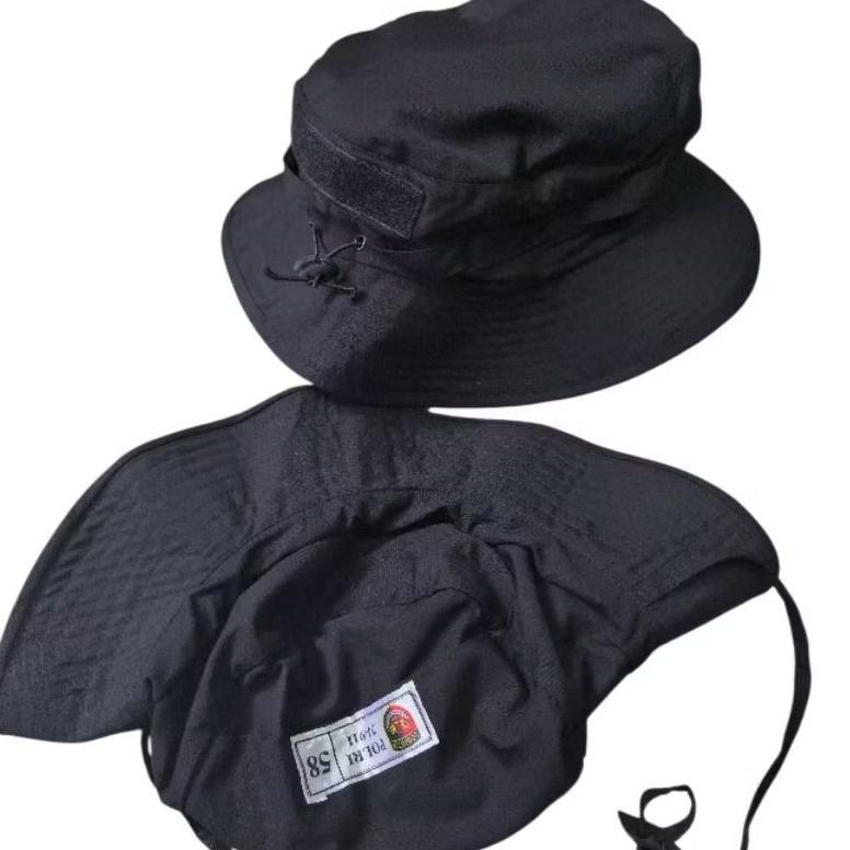 Topi Rimba Hijau Dan Hitam Jatah  Polri