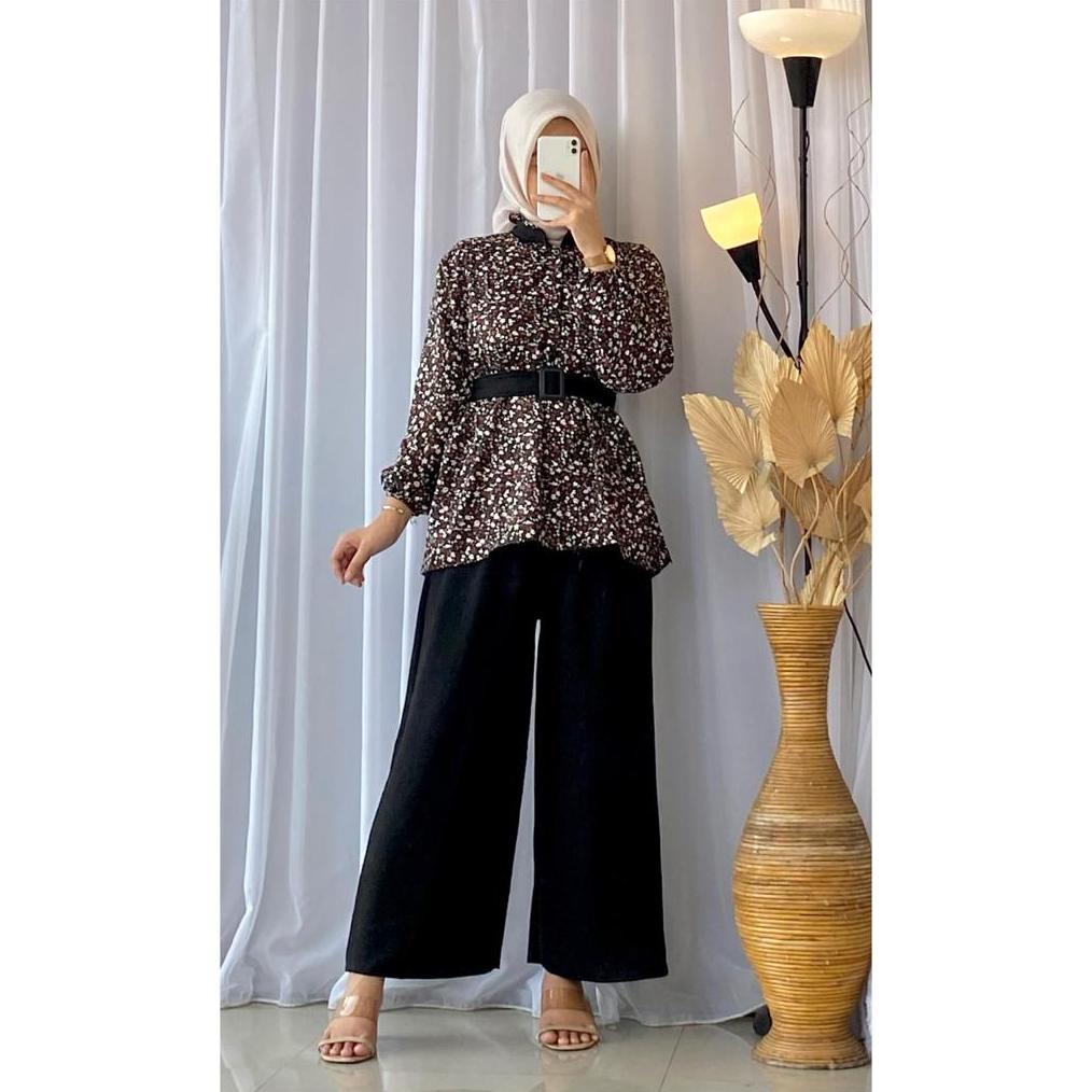 Promo  Kanza Shakila Mix One Set Crinkle Airflow Setcel Lebaran 2023