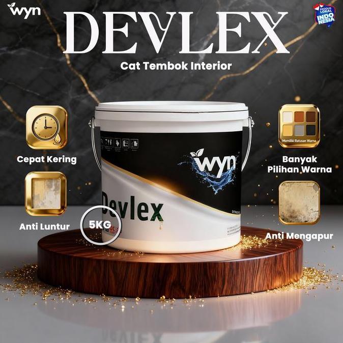 Wrnawrni- Cat Tembok 5Kg Wyn Paint Interior & Eksterior Super Premium