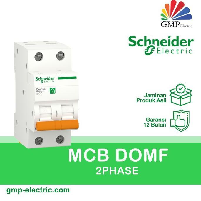 Terjangkau Mcb Domae Schneider 2Pole 10A (6Ka)