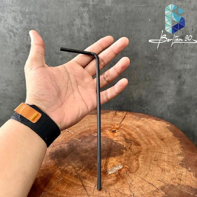 New- Sedotan Plastik Tekuk Bengkok / Sedotan Plastik Steril / Sedotan Plastik Bengkok Bungkus Kertas