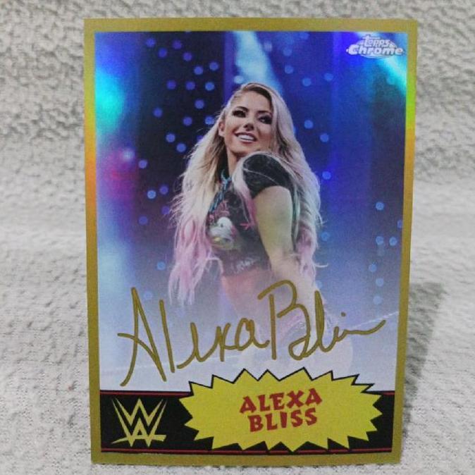 Ready Kartu WWE slam 20 alexa bliss holo (custom card)
