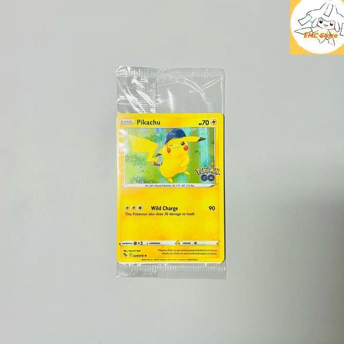 Ready Pokemon TCG English - Pikachu Pokemon GO Promo (Sealed)