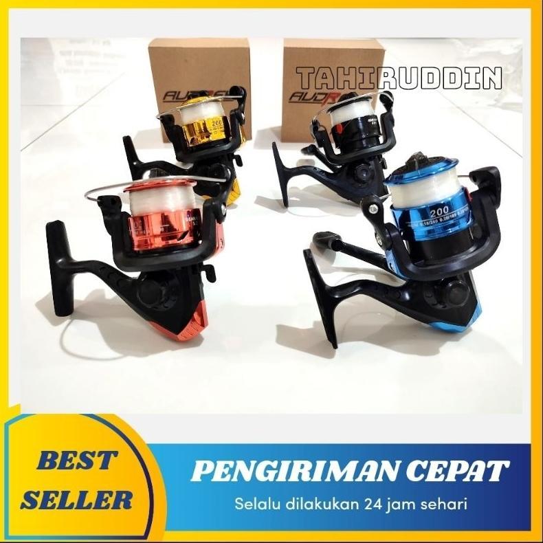 Reel Audrey/Teta  AW200 5 BB BONUS  SENAR ORIGINAL (TERLARIS) SENAR TERPASANG. SILAHKAN PILIH WARNA