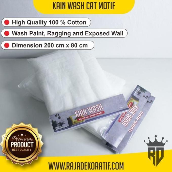 Kain Wash Alat Cat Motif Semen Ekspos