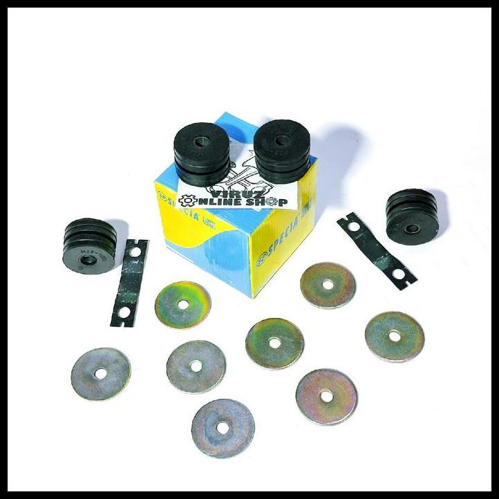 TERBARU KARET KABIN BODY MOUNTING CHASIS FULL SET SUZUKI FUTURA KARIMUN KOTAK LAMA OLD 