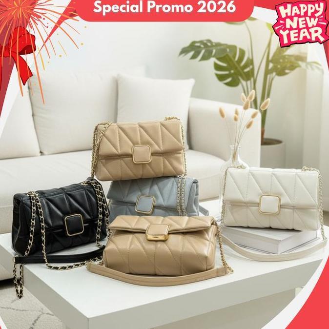 BEST SELLER TAS SELEMPANG FASHION WANITA KULIT SLINGBAG MALIKA BAG|DREAMYFASHION FS056