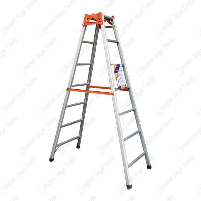 Enkev Tangga Alumunium 8 Step 250 Cm 2.5 M - Tangga Lipat Rumah Ladder Aluminium