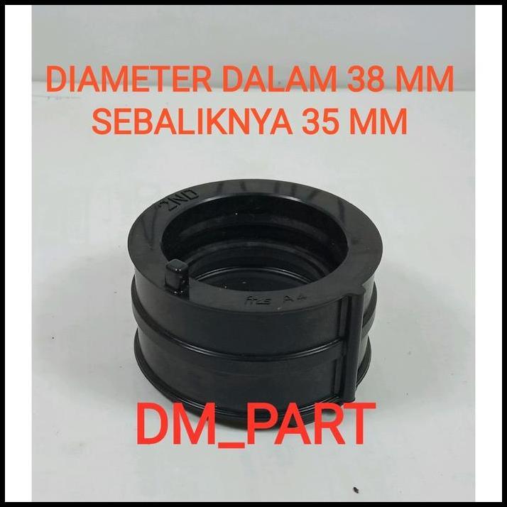 TERBARU KARET MANIFOL MANIPUL MANIFOLD INTAK INTAKE INTEK MX KING PE 28 PWK 2ND 38MM 35MM ASLI ORI T
