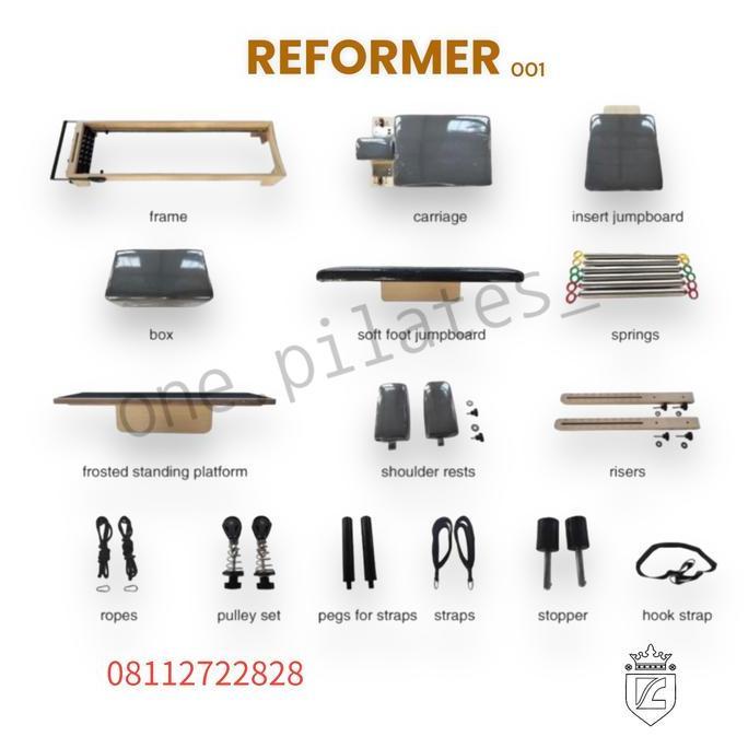 Pilates Reformer 001 Maple Import Harga Reseller/ Pilates Reformer