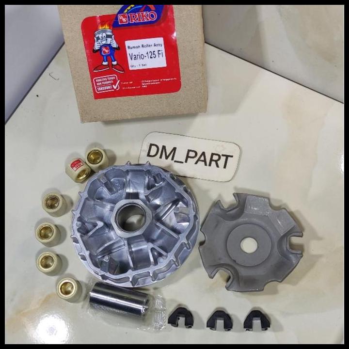 TERLARIS RUMAH ROLLER SLIDER BOSH CAM ASSY KOMPLIT KIT CVT PULY DEPAN VARIO 125 VARIO125 OLD BOHLAM 