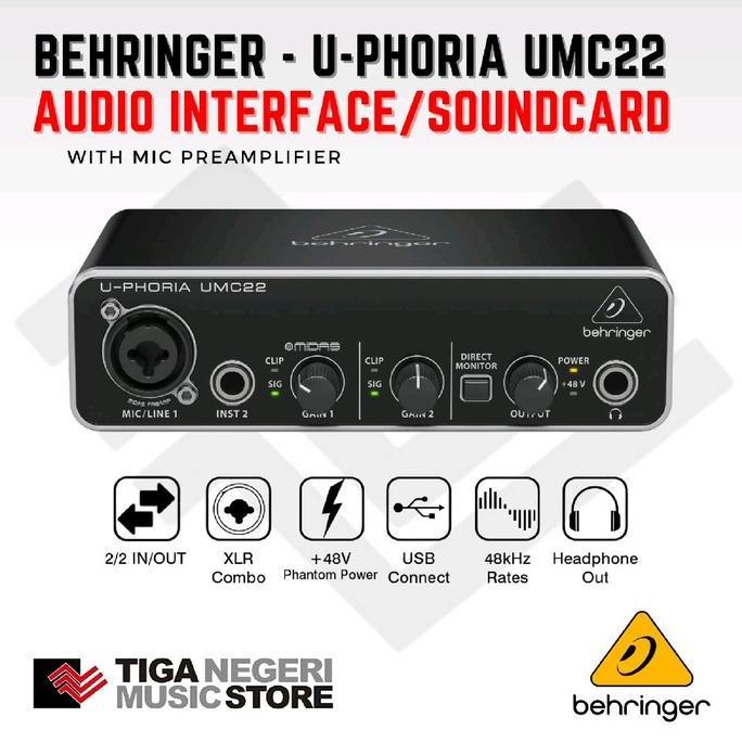 Soundcard Behringer UMC22