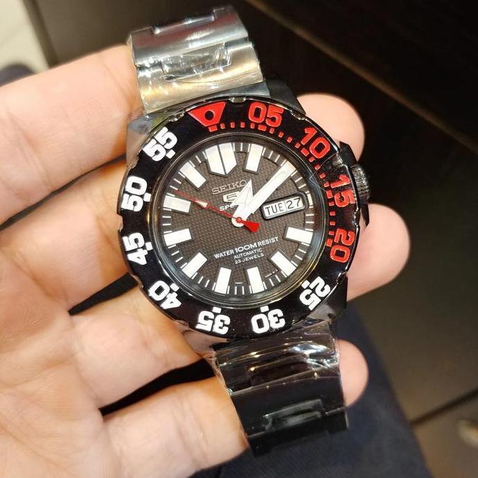 Seiko 5 Sport SNZF53K1 Monster Black Orinal