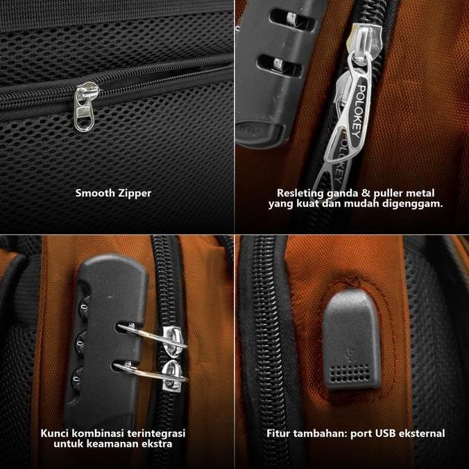 Tas Ransel Polo Fox 14 inch, Tas Backpack Kecil Cocok untuk anak sekolah Paud dan TK-PF14