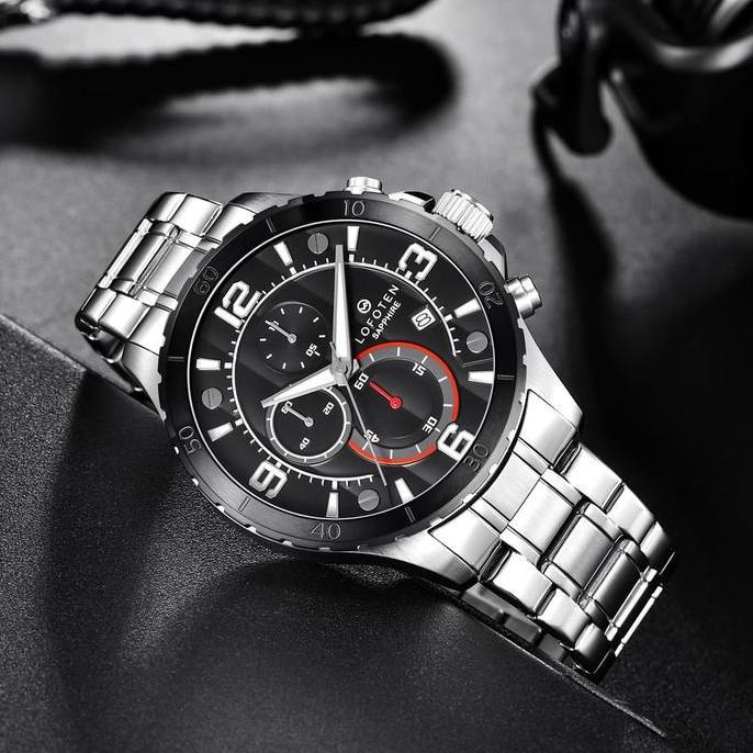 LOFOTEN Watch - Jam Tangan Pria - Sapphire - F-6502M - Chronograph