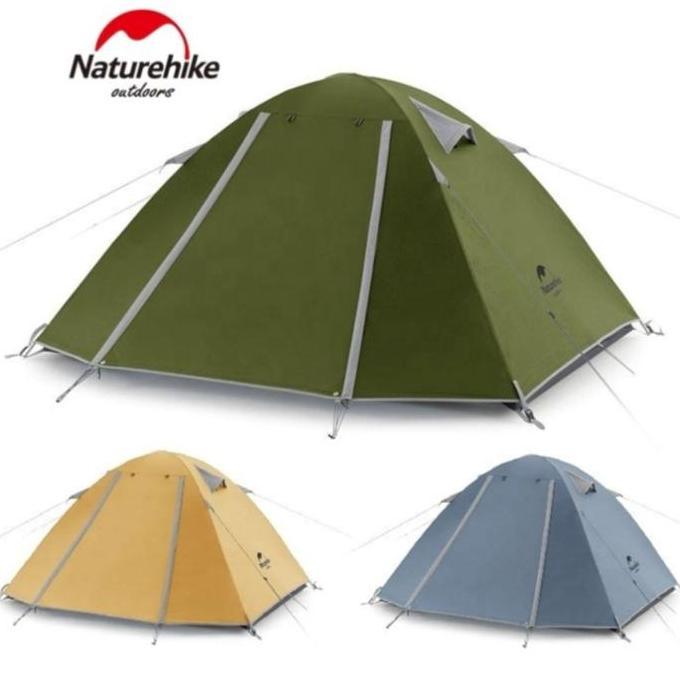 Tenda Naturehike 3P Nh18Z033-P Tenda Camping 3 Orang