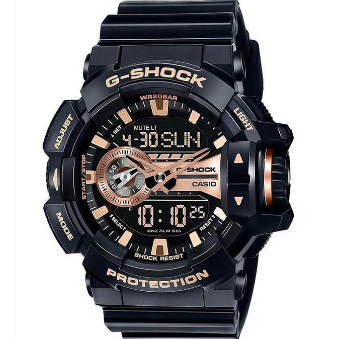 CASIO G-SHOCK GA-400GB-1A4 / GSHOCK GA400GB-1A4 ORINAL & BERGARANSI