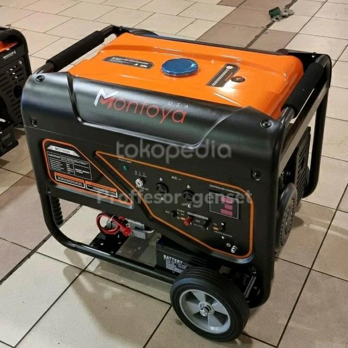 Genset 10 Kva 8000 Watt Montoya Garansi 100% Tembaga Electric Stater
