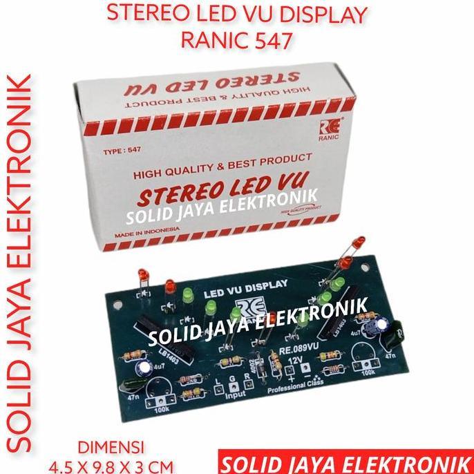 LAMPU LED VU STEREO DISPLAY KIT 11 LAMPU LED VU RANIC 547