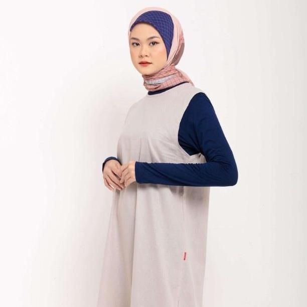 Grosir Dauky Inner Dress Sleeveless Cotton Dress Wanita Muslim Dauky
