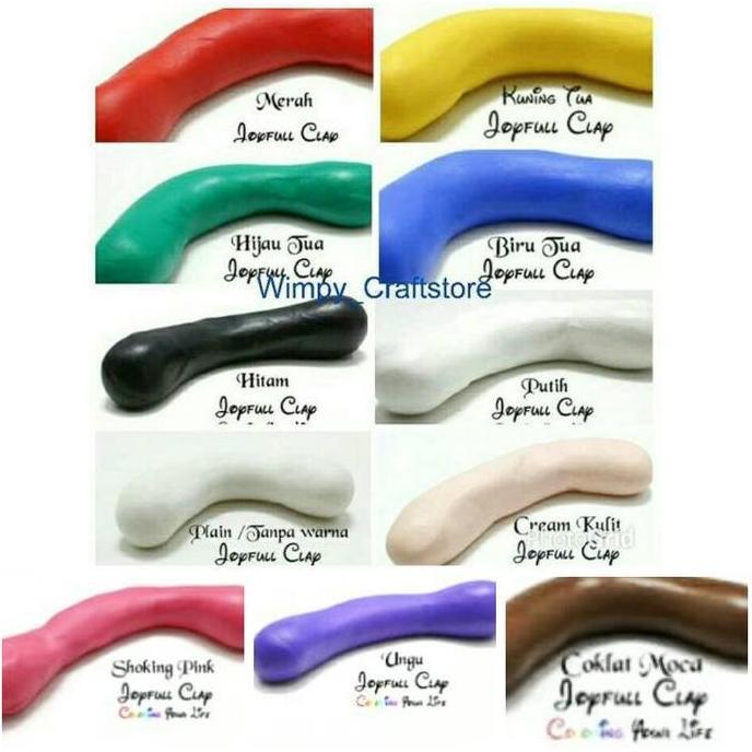 bahan clay joyfull clay air dry clay cold porcelain resin clay craft