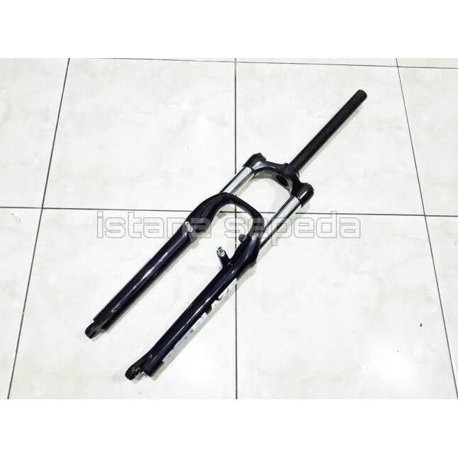 NEW FORK GARPU SEPEDA MTB RST BLAZE BLACK HITAM TRAVEL 120MM PRELOAD ORIGINAL DAN TERPERCAYA