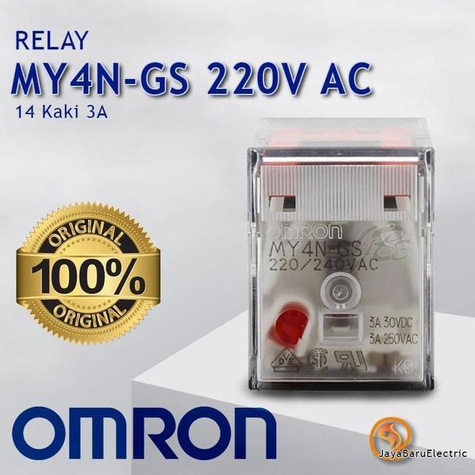 Diskon Relay Omron My4N-Gs 220V Ac Asli Original