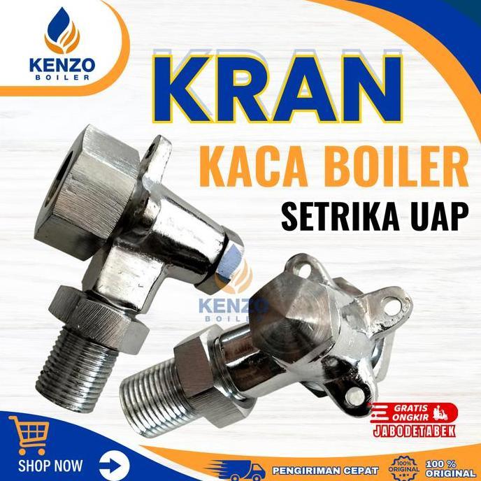 Ready Kran Kaca Kenzo Boiler Setrika Uap murah