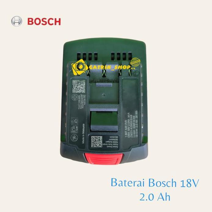 Ready Baterai Bosch 18V 2.0ah Baterai Cordless Bosch 18V Batere Bosch (Ori) murah