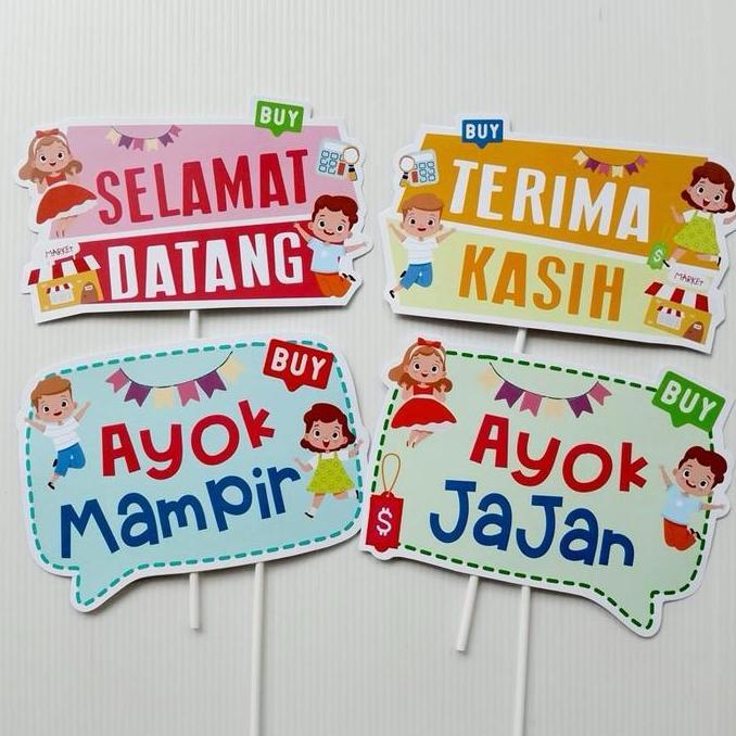 DEKORASI MARKET DAY PROPS PHOTOBOOTH murah