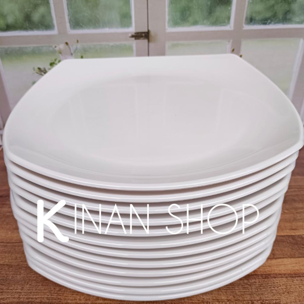 3 PIRING SAJI MELAMIN JUMBO 25 CM PIRING BESAR SAJI NASI GORENG