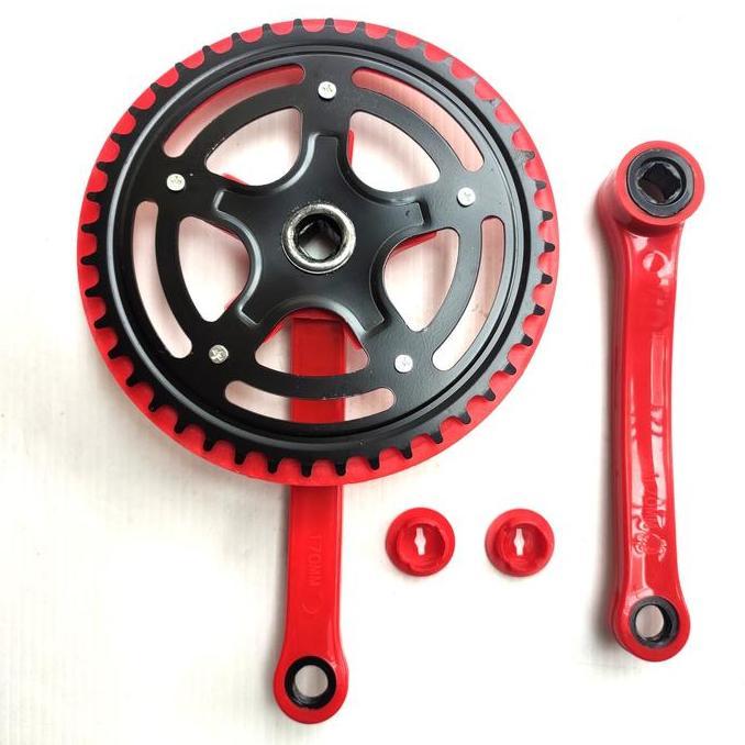 Gear Gir Crank Piringan 44T Sepeda Fixie Lipat Minion Atlantis