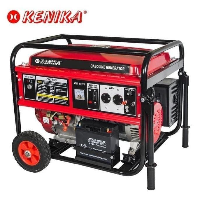 Genset 6500Watt-Kenika Gasoline Generator Zh 7500