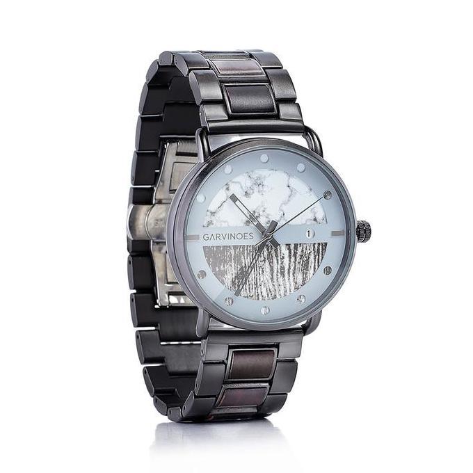 GARVINOES Aviator Ebonywood Jam Tangan Kayu Pria