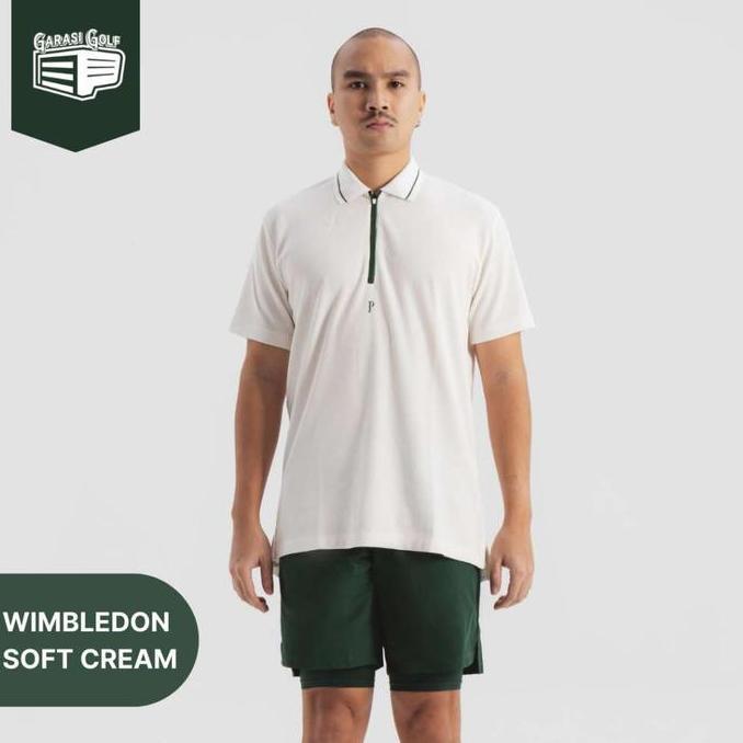 PALM Mens Polo Wimbledon Soft Cream