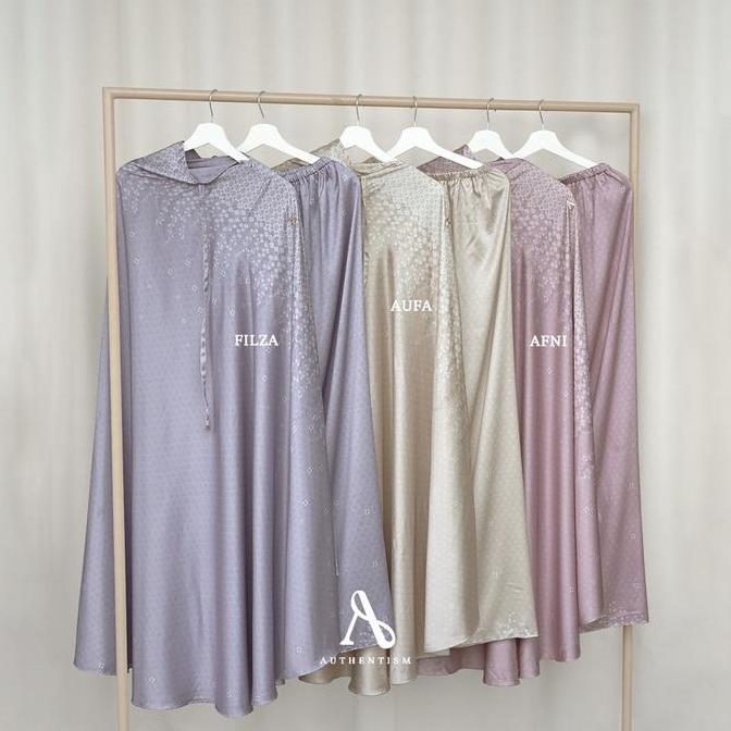 AUTHENTISM ID | Fathiyya Prayer Set - Mukena Dewasa Motif Floral Silky Premium