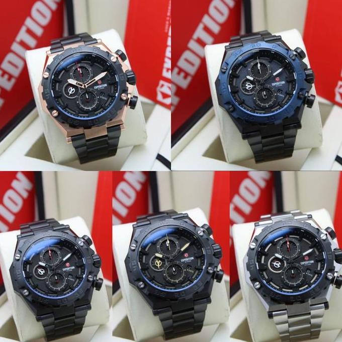 JAM TANGAN PRIA EXPEDITION E 6797 E6797 BLACK ORINAL GARANSI RESMI 1TAHUN