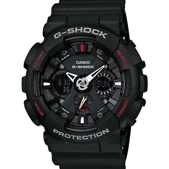 CASIO G-SHOCK GA-120-1A / GSHOCK GA120-1 ORINAL & BERGARANSI