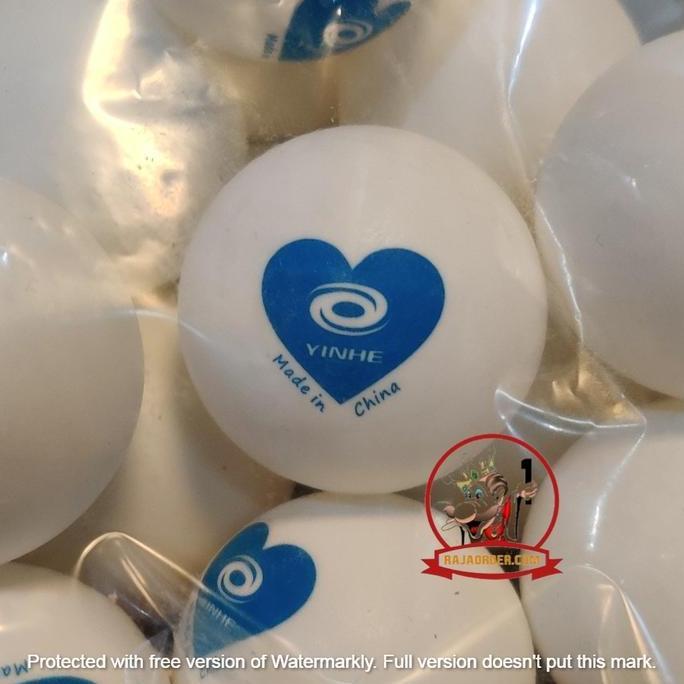 Bola Pingpong Yinhe Love ABS Training Bola Banyak