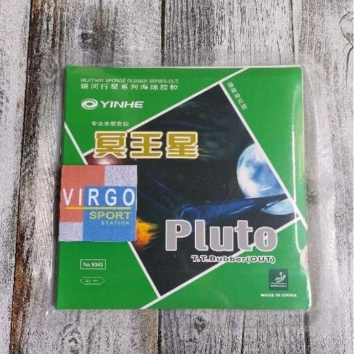 Yinhe Pluto karet rubber bintik serang bat bet pingpong 100%