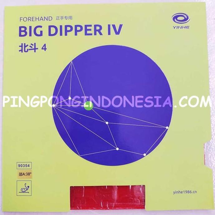 Yinhe Big Dipper IV - Rubber Karet Pingpong Tenis Meja Bat Bet Dipper4