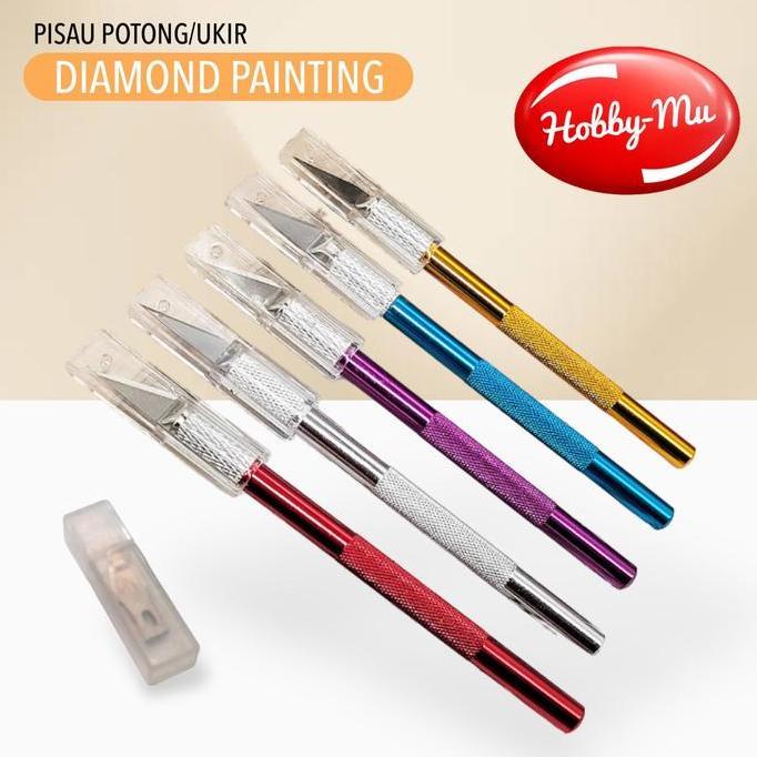 Pen Cutter Atau Pisau Ukir Serbauna Warna